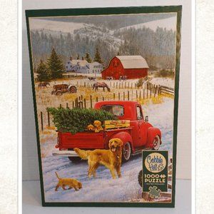 Cobble Hill 1000pc Puzzle "Christmas on the Farm"